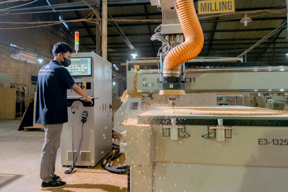 Industrial milling machine representing commercial asset financing